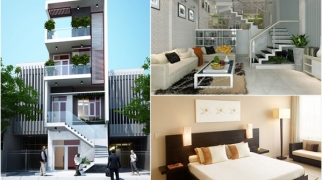 Nhà phố trên là tổ ấm, dưới làm văn phòng